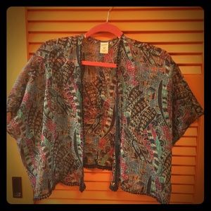 Sheer patterned shall